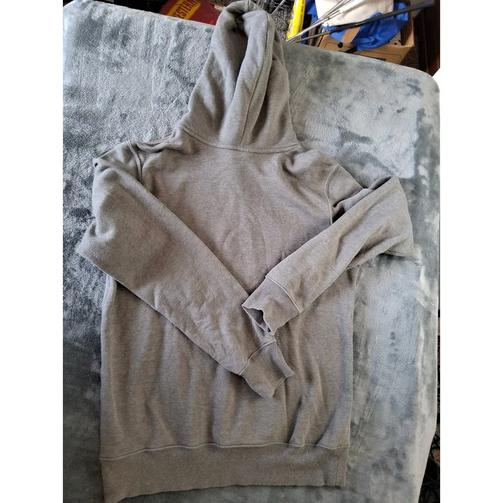 The North Face Mens Gray Bear Mountain Graphic Hoodie Sweatshirt Size S